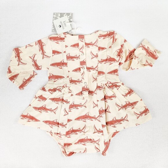 Kate Quinn LS Long Sleeve Ballerina Bubble Cedar Shark 12-18 Months Bamboo New - Picture 4 of 16